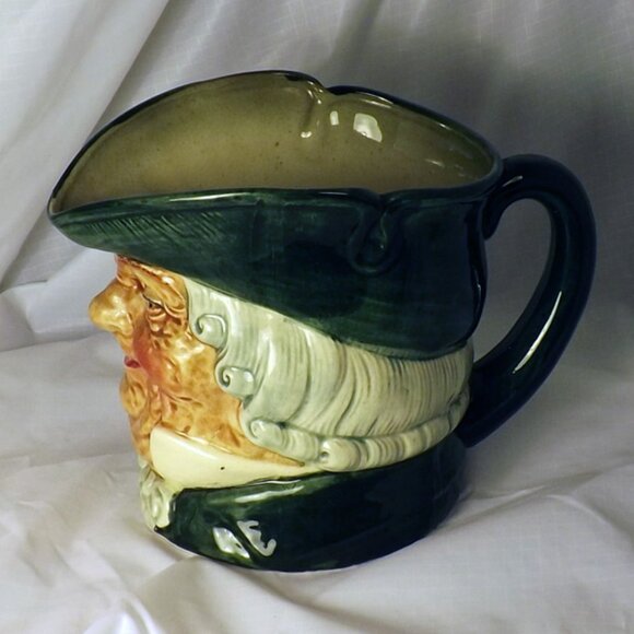 Colonial Man Ceramic Pitcher - Picture 2 of 8
